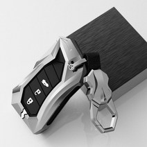 자동차 키케이스 렉서스 UX200 UX250h ES200 ES300h ES350 US260h 2018 원격 포브 커버 프로텍터 키체인, 03 실버 B