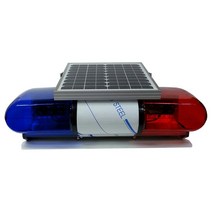 쏠라 미니 LED 장방형경광등 태양광경광등 솔라장방형경광등 안전운전경광등 태양광도로용경광등 주야간24시간용, 1개