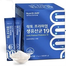 락토 프리미엄 생유산균 19 프로바이오틱스 아연 30포 1개월분
