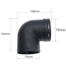 42/60/75mm 자동차 히터 덕트 파이프 조이너 커넥터 에버스패커 또는 베바스토 용 스트레이트 조인트 호스 튜브, [01] 60L connector2