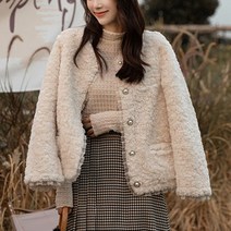 여성 양털후리스 자켓 루즈핏 외투