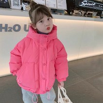 루루키즈 루루키즈 루루 루즈핏 숏웰론 패딩 후드점퍼 (P002397289)