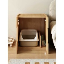 고양이 원목 화장실 특대형 펠렛 냥이 배변통