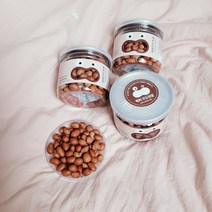 우도에서 직접 키운 백퍼 우도땅콩 100%, 3통, 120g