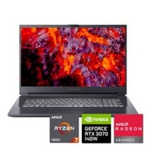 주연테크 2022 리오나인 젠 게이밍 노트북 17.3, L8CS37W, WIN11 Home, 16GB, 512GB, 라이젠7 4세대, 블랙