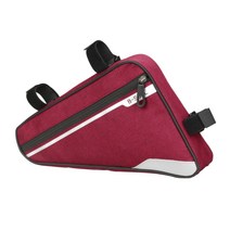 코랜바이크 삼각 프레임 새들백 자전거가방, 레드