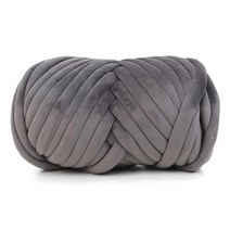 파인굿즈 벨벳 자이언트 얀 1kg 빅얀 패브릭얀, 벨벳얀1kg-딥그레이