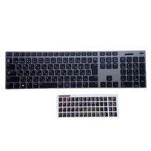 새로운 지널 Dell WM527 Dua 모델 프리미어 무선 2.4GHz/블루투스 LE 마우스 컴퓨터 마우스 노트북 PC 사, 03 KM717 keyboard, 한개옵션1