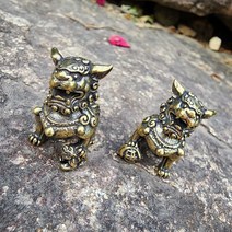 풍수 액막이 미니 해태상 화재예방 한쌍 삼재막이 사자상 풍수인테리어*583uG, 본상품선택