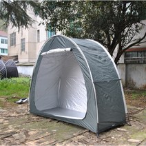 자전거주차장 바이크 보관 텐트 자전거 보관소 이동식, 짙은회색