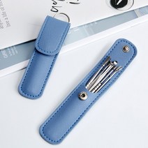 6Pcs 귀 청소기 왁스 제거 도구 키트 귀지 리무버 큐렛 픽업 청소 클렌저 스푼 스테인레스 스틸 Earpick, AE) Blue_CN