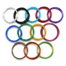 [홈앤스쿨] 아트와이어 칼라공예철사 와이어공예 1.6mm(5m), 10.주황