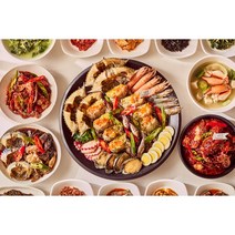 모둠꽃게장(연평도알배기암꽃게 전복장 대하장 딱새우장 문어장 계란장 포함)+양념꽃게장 중 (3인)[여수맛집 명동게장]