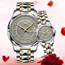 더678 남자명품시계 연인 커플시계 남자 메탈 여자 손목시계 오토매틱 기계식 스위스 OUPINKE