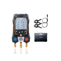 매니폴드게이지 testo 550 에어컨 압력 디지털 매니폴드 게이지 키트 블루투스앱 0563 1550 2pcs 클램프 프로브 여행 가방 85, 텍스트 550s, 01 testo 550S