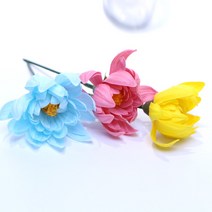 국화 비누꽃 낱개 판매 조화 도매, #09_진핑크