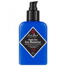 잭 블랙 이중 듀티 얼굴 보습제 광대역 스펙트럼 SPF 20 Jack Black 334623, 3.3 oz