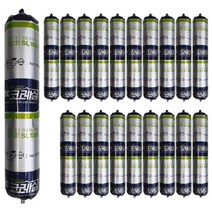 KCC 코레실 창호주위전용 소세지실리콘 SL1000 500ml 20개입, 흑, 1박스 20EA