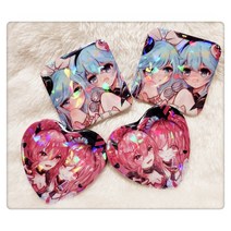 사운드볼텍스 sdvx 그레이스 레이시스 니아 노아 배지 리겜 굿즈 음악게임 SOUNDVOLTEX grace rasis 트윈 캐릭터 일러스트