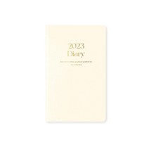 아이스타일 2023 양장 다이어리 - 아이보리, 각인 추가, Box 추가