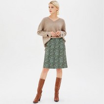 시슬리 SISLEY 스네이크 페이크 레더스커트 SASK40961 MT