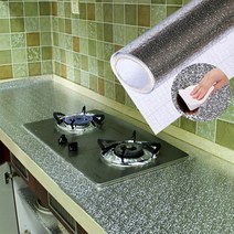 붙이는장판 셀프 접착형 바닥 매트 마루 베란다 원룸 주방 오일 방지 알루미늄 호일 스티커 벽 책상 바닥, 한개옵션0