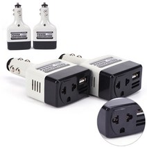 자동차 컨버터 인버터 모든 휴대폰용 USB 전력 변환기 DC 12V 24V AC 220V