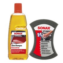 소낙스 세차샴푸1000ml+멀티세차스펀지, 단품