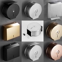 스테인리스 무타공 핸드타올 케이스 페이퍼타올 디스펜서 화장실 점보롤, 페이퍼(37형유광골드) (+6,500원)