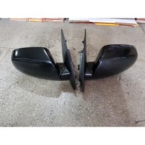 싼타페CM 백미러 싼타페CM 사이드미러 검정색 중고품, 운전석-7핀