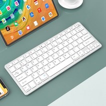 Macbook Air iMac 용 무선 키보드 Bluetooth 키보드 Windows PC 무선 키보드 Ipad 키보드 인체 공학 2.4Ghz, 한개옵션2, 01 Silver Color, 한개옵션1