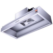 음식점 연기흡입 대형후드 스텐 닥트 사각 환기 배출, 680W 단일 팬 150x60cm