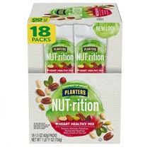 플랜터 NUTrition Heart Healthy Mix 믹스너트 42g x18팩입 박스, 18팩