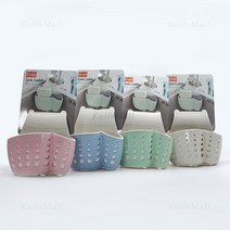 일본 수세미 정리대 / 걸이 / 홀더 / 수전수제미 거치대, 없음, 핑크