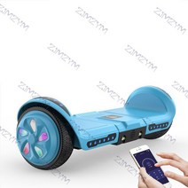 전동 균형 취미 전기 자전거 스쿠터 부품 밧데리 인치 스마트 밸런스 휠 호버 보드 스케이트 보드 자체 균형 전기 스쿠터 휠 스탠딩 스쿠터 호버 보드, 평범한 하늘색, Ordinary white