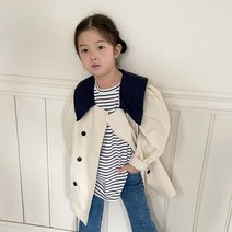 미라이키 (모델)더블배색카라원피스