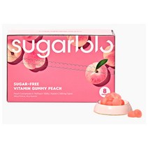 올가 간식 슈가로로 무설탕 비타민 구미 복숭아 360g(45g (360g) 탕비실 회사 어린이 성인 캠핑 차박 홈파티 영화 선물, 1개