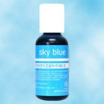 cjbaking chefmaster 쉐프마스터 (리쿠아젤)0.7oz 스카이블루 식용색소, 스카이 블루, 1개