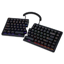 미스텔 Mistel 바로코 MD770 RGB LED 백라이트 TKL 스플릿 프리미엄 키보드, Tactile Heavy-Clicky (Cherry