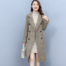 모직코트 고퀄리티 감각 겨울 가을 스타일리쉬 트렌드 캐주얼 정장 작은 키 빅사이즈 여성의류 뚱뚱한 2624433672