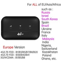 와이파이 증폭기 공유기 인터넷 잠금 해제 Sim 카드 모뎀 라우터 4G Wireless150Mbps 포켓 WIFI 모바일 핫스팟 Mifi 유사한 ZTE MF923 E5577 300, [03] Europe version, 03 Europe version