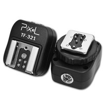 카메라 픽셀 TF-321/TF- 334/TF-335 캐논 호환/니콘 컨트롤러 코드에 호환 소니에 대한 TTL 플래시 핫슈 어댑터 변환기, [03] TF-335