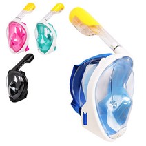 이지스노클 풀페이스 스노클 - 기본형, 스노클마스크 기본형 - 핑크, L/XL