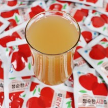청송사과즙 NFC 사과주스 사과즙 50포 120ml, 청송 사과즙 50포 120ml - 푸드아띠