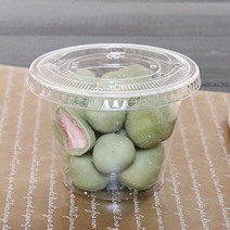 [렛츠베이킹] 대용량 다용도 투명컵 (9온스/막힌평판뚜껑) 50개입