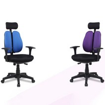 [천삼백케이] [마전동상회2] 편한의자 회전형 사무용메쉬의자 컴퓨터 상담실 의자, 블랙
