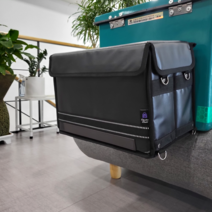 카멜레온바스켓 27리터 스파이더 바스켓 접이식자석탈착안장가방 보온 보냉 배달가방