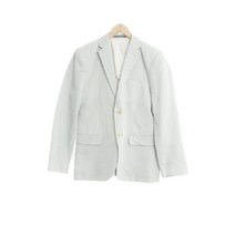 에이치엔엠 라이트그레이 린넨혼방 투버튼자켓 남자 S 9825
