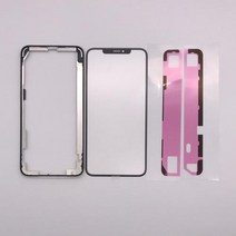 3in1 전면 스크린 외부 유리 OCA 프레임 베젤 아이폰 11 프로 X XS 최대 Xr Sreen 렌즈 교체 접착 스티커, For 11Pro Max