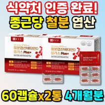 식약처 인증 철분 비타민 B 구리 혈액생성 철 영양제 멀티 햄철 고함량 하루한번 성인 여성 남성 추천